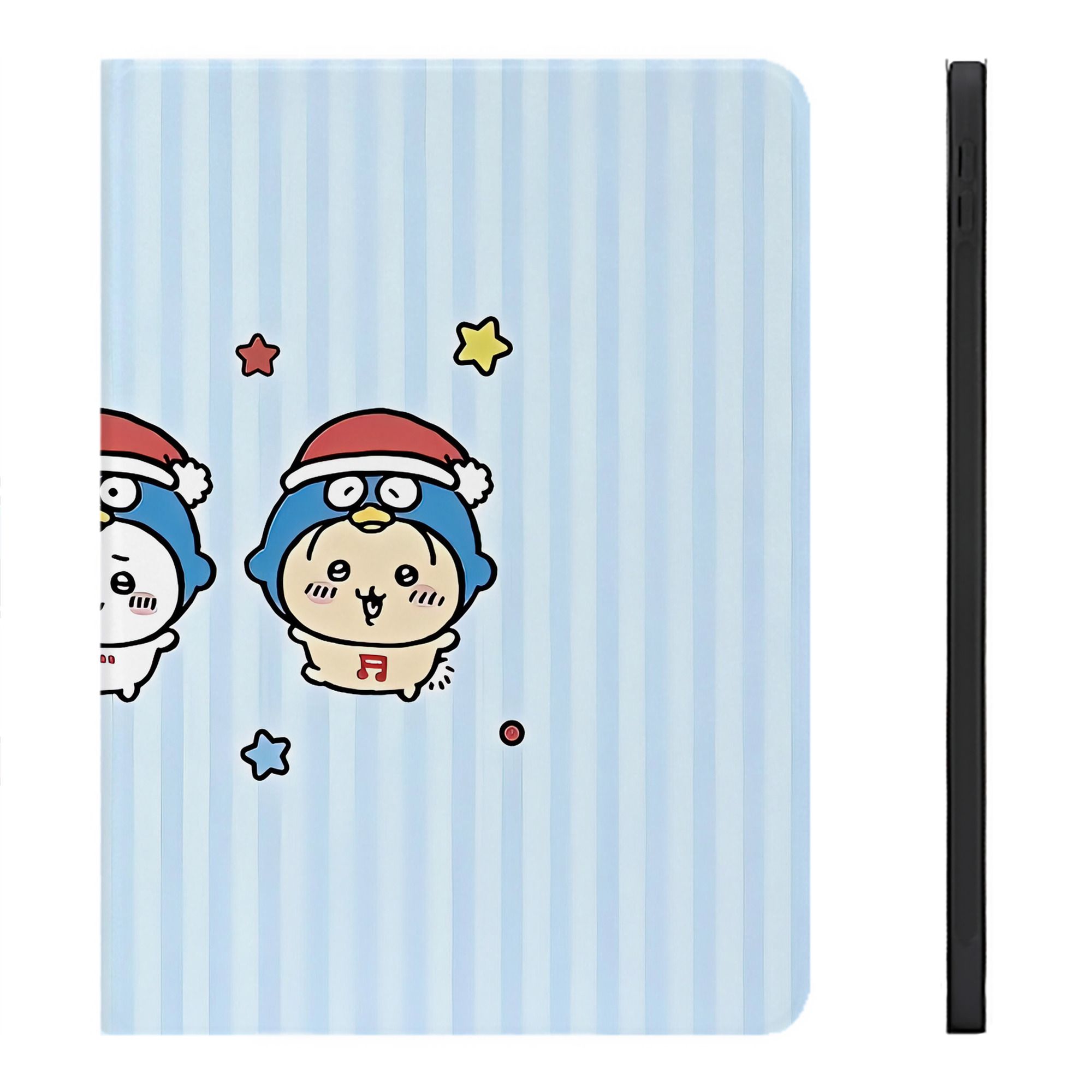 （画像用） ちいかわ Chii-kawa IPadケース ペンホルダー付き ブックスタイルデザイン